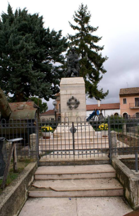 Allegoria del sacrificio del soldato per la Patria