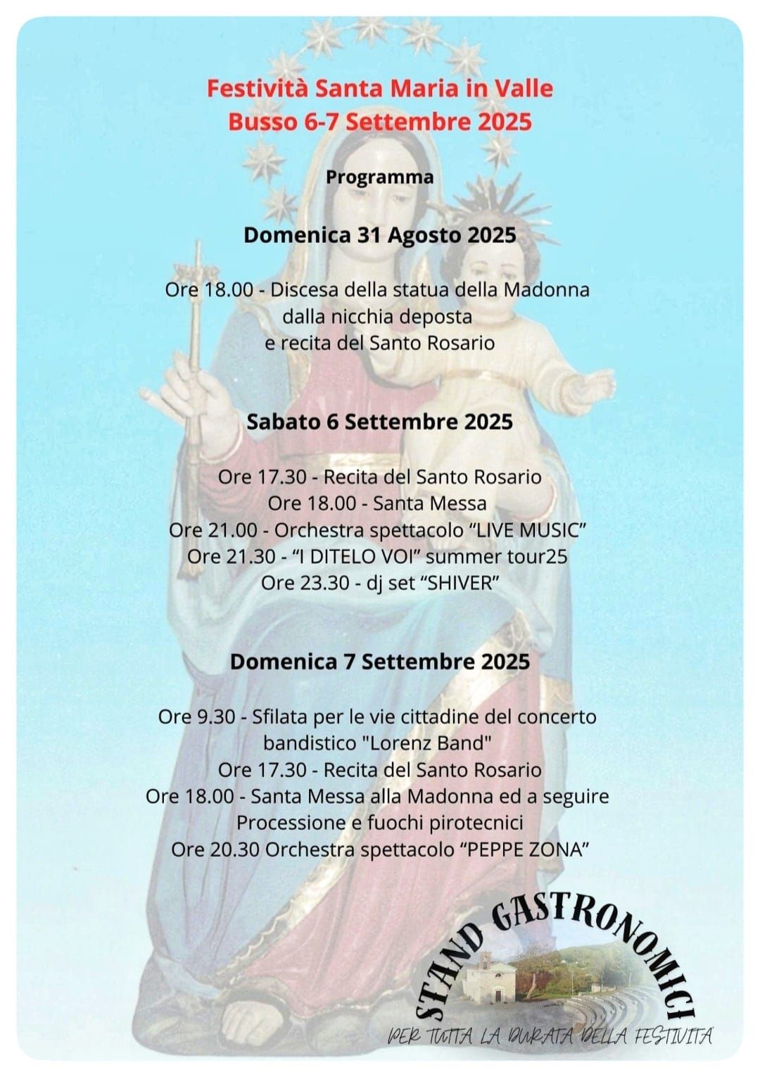 santa maria in valle 2025